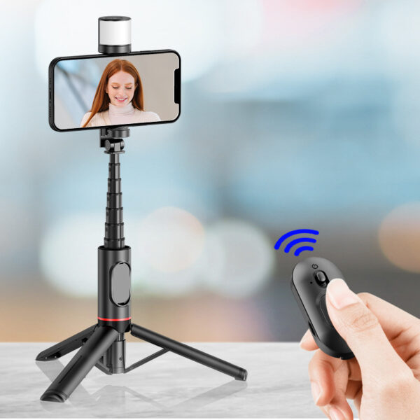 Bluetooth Remote Control Mobile Phone Selfie Stick Integrated Tripod - Image 5