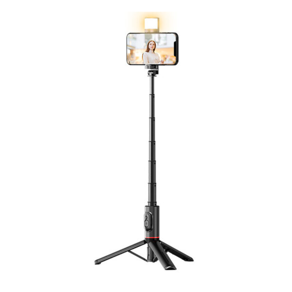 Bluetooth Remote Control Mobile Phone Selfie Stick Integrated Tripod - Image 3